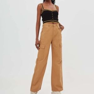 SHEIN High Waisted Slant Pocket Cargo Pants